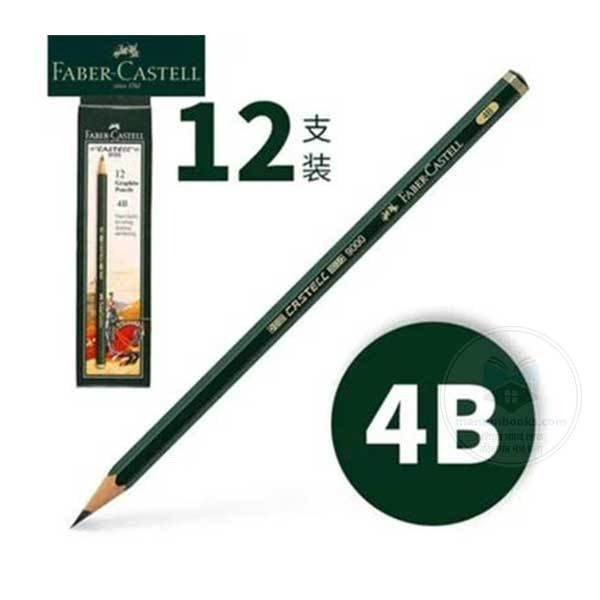 faber castell 9000 graphite pencil 4b pack of 12 pcs