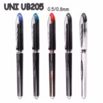 uniball vision elite ub 205 0.5mm black pen 1pcs