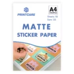 matte sticker paper in a4 size 50 sheets