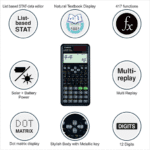 casio fx 991es plus black 2nd edition non programmable scientific calculator