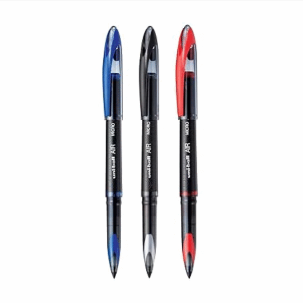 1pcs uniball air uba188m 0.5 mm roller ball pens, black/blue/red