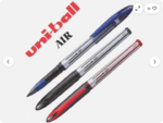 1 pcs uniball air uba 188l liquid ink rollerball pen with a 0.7mm, black/blue
