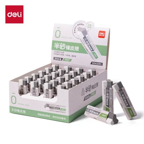 deli vp227 frosted eraser semi sand clean erasable pen neutral water pen pencil ballpoint pen