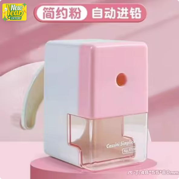cassini 7708 student pencil sharpener hand cranked automatic pencil sharpener labor saving single hole pencil sharpener stationery prizes