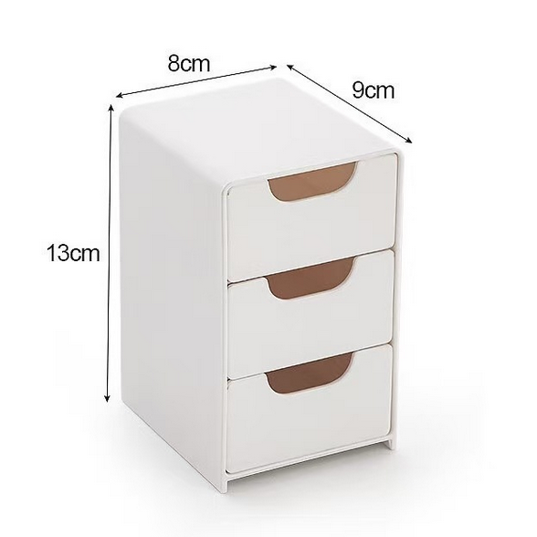 Mini Desktop Storage Box Home Office Desk Organizer Multi Purpose Holder