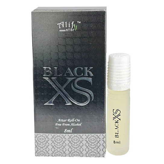black xs long lasting roll on non alcoholic perfume 8ml