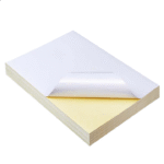 glossy a4 self adhesive sticker paper white 100 sheets