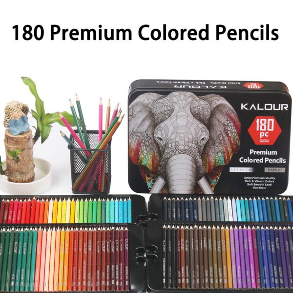 Kalour Premimum color pencil metal box 180pcs