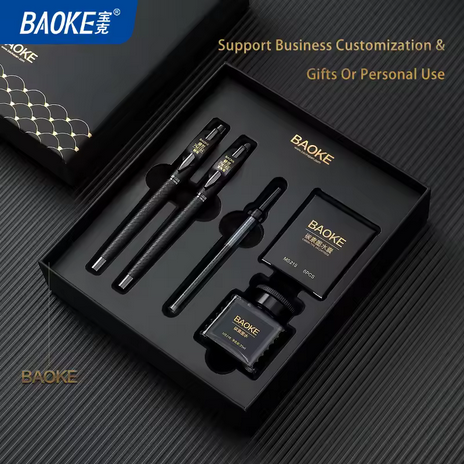 baoke t19 dragon scale pattern prosperity series exquisite fountain pen&roller pen set luxury gift set