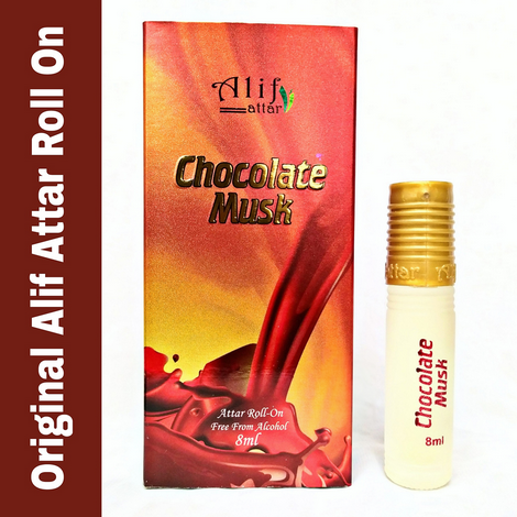 chocolate musk long lasting roll on non alcoholic perfume 8ml