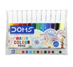 doms water colour pens half size 12shades