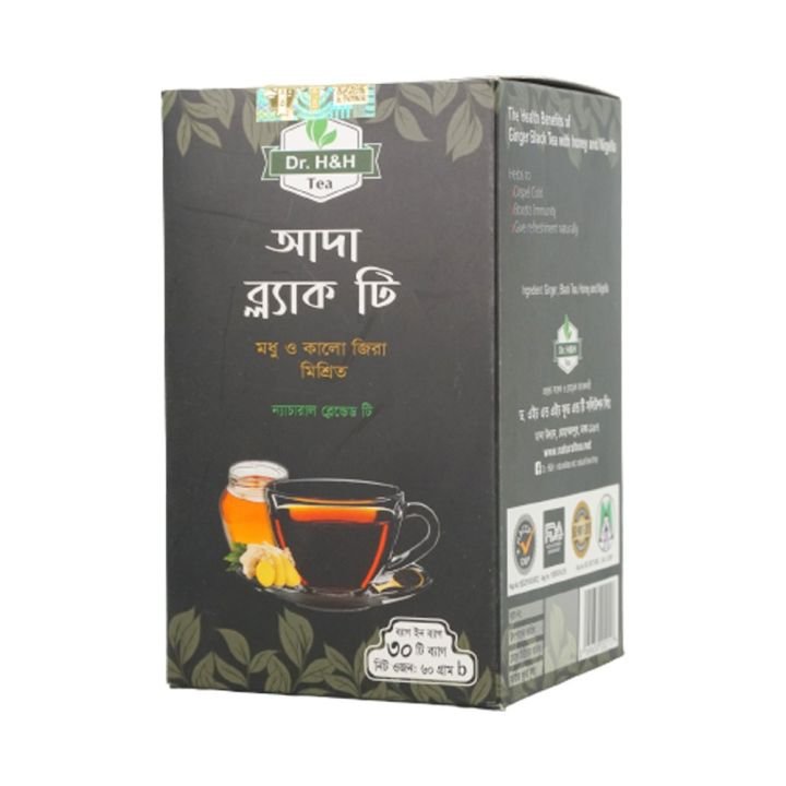 Dr. H&H Black Tea With Honey Tea Bag 30 pcs