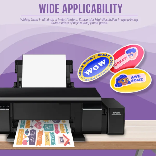 Photo sticker glossy A4 size 20sheets
