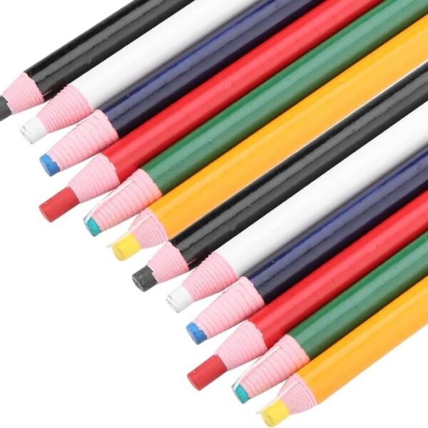 Petra China Marking Pencils Multicolor Pack of 12 Grease Marking Pencils