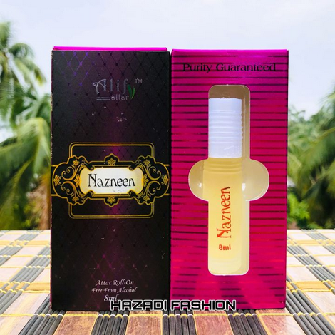 Alif attar Nazneen roll on non alcoholic perfume 8ml