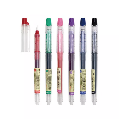 Lantu LT18  Roller Tip Pen 0.5mm Black - 2pcs pen