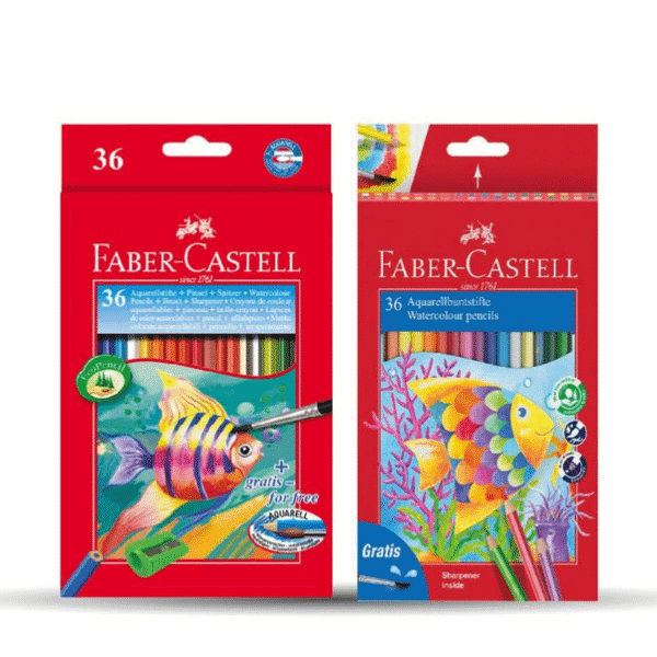 faber castell watercolor long pencils (incl. brush) 12 / 24 / 36 shade