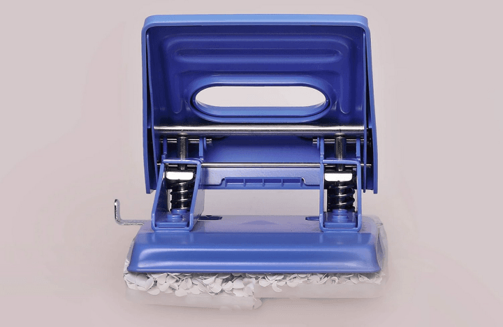 kangaro dp 700 desk essentials 2 hole heavy duty metal paper punch