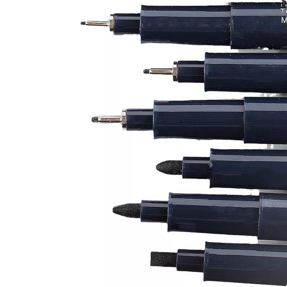 Touchcool 0.5mm drawing needle pens  fine liners micron pens professional grade