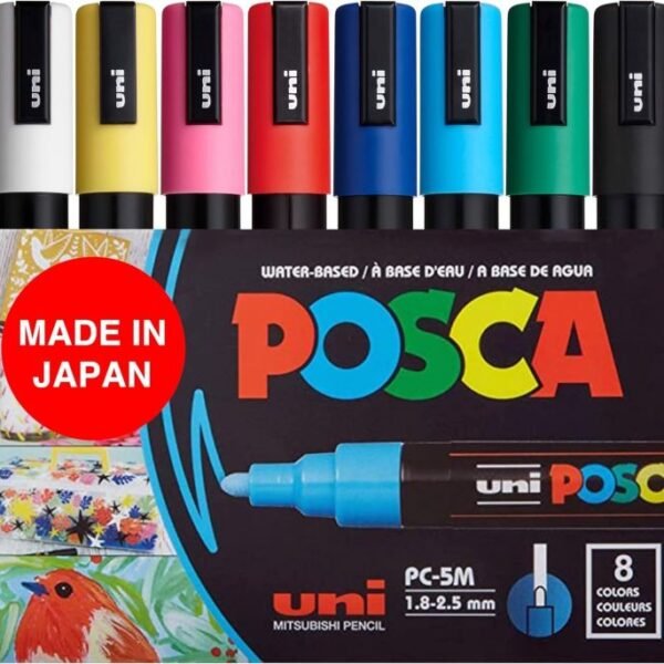 Posca PC-5M Paint Marker Pen Set 8 Color & Single pcs