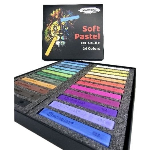 acmeliae art mate soft pastel professional grade 24 shade