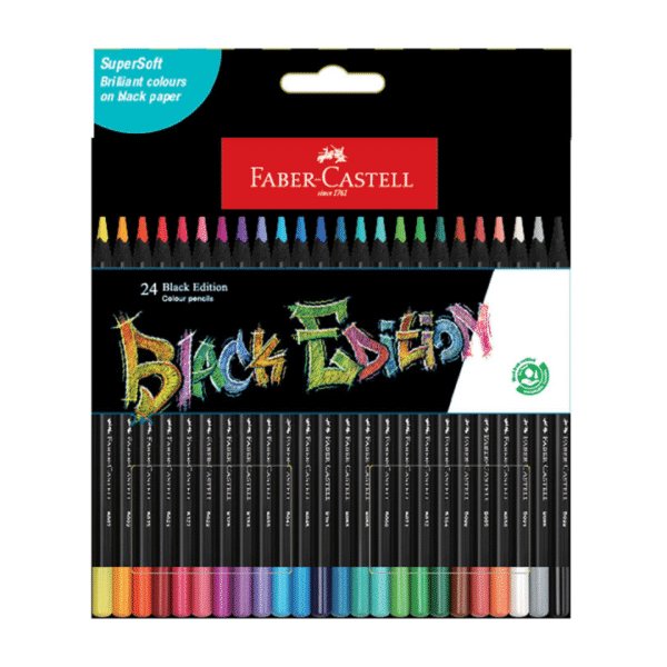 faber castell black edition color pencil 12 & 24 shade