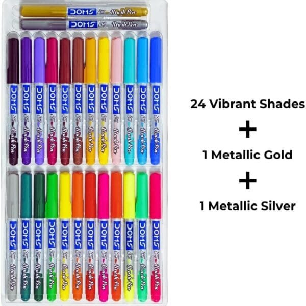 Doms Brush Pens Set of 26 Shade
