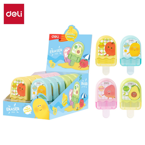 deli e71122 cute ice cream design eraser