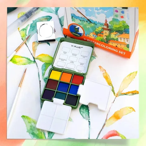 yplus pocket watercolor paint kit