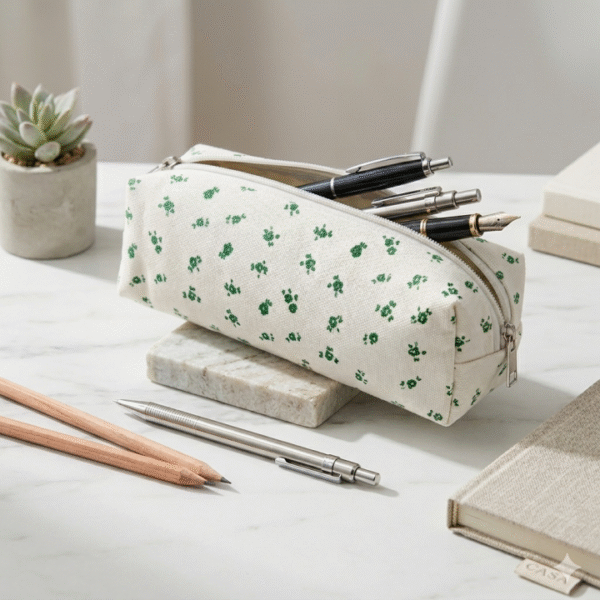 Coffee Bow Pencil Case