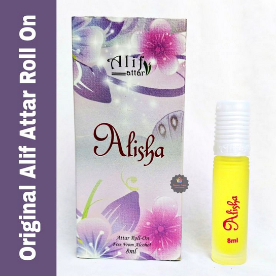 alisha long lasting roll on non alcoholic perfume 8ml