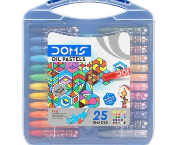 doms oil pastels 25 shades ideal for intermixing shading highlighting and texturing