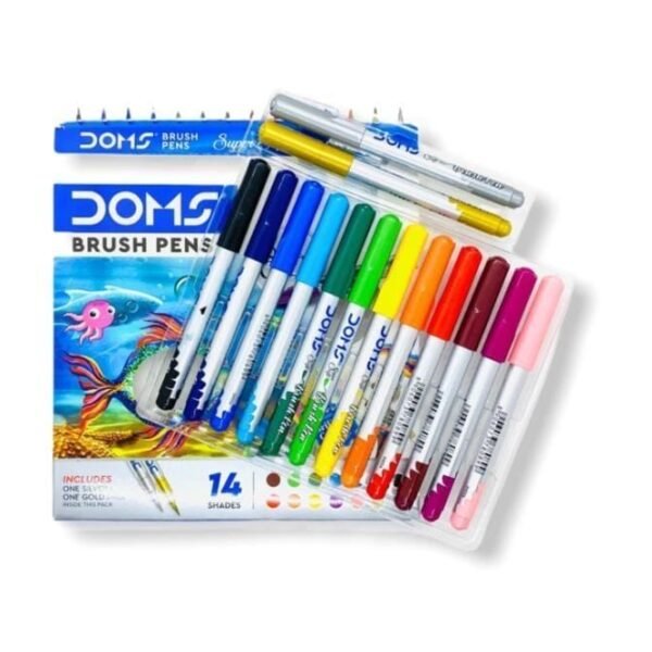 DOMS Brush Pens Colour 14 Shade