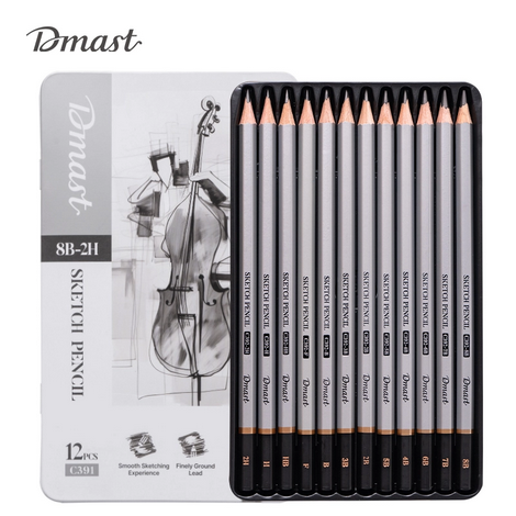 deli ec391 dmast sketching pencil set