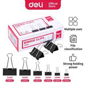 Deli Binder Clip 15mm