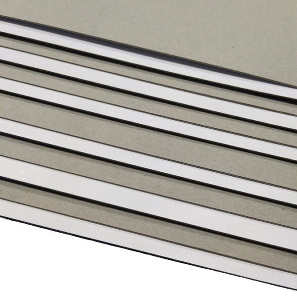 Duplex Board Paper A4 Size Grey Back 20 Sheets Thick Paper for Craft, Printing & Packaging