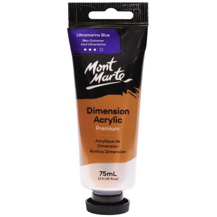 Mont Marte Dimension Acrylic 75ml-ULTRAMARINE BLUE