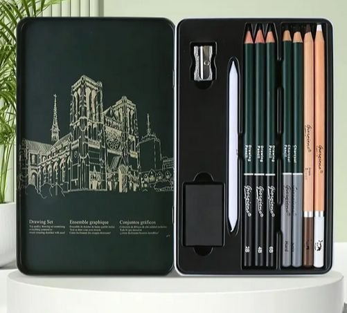 giorgione sketching art set 10 piece professional art supply kit