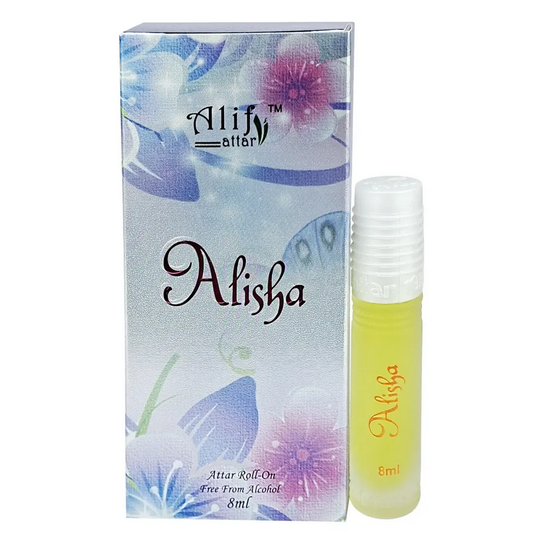 Alif attar alisha roll on non alcoholic perfume 8ml