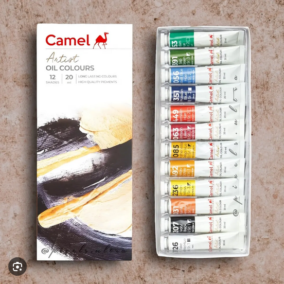Camel Artist Oil Colour Set 20ml 12 Shades