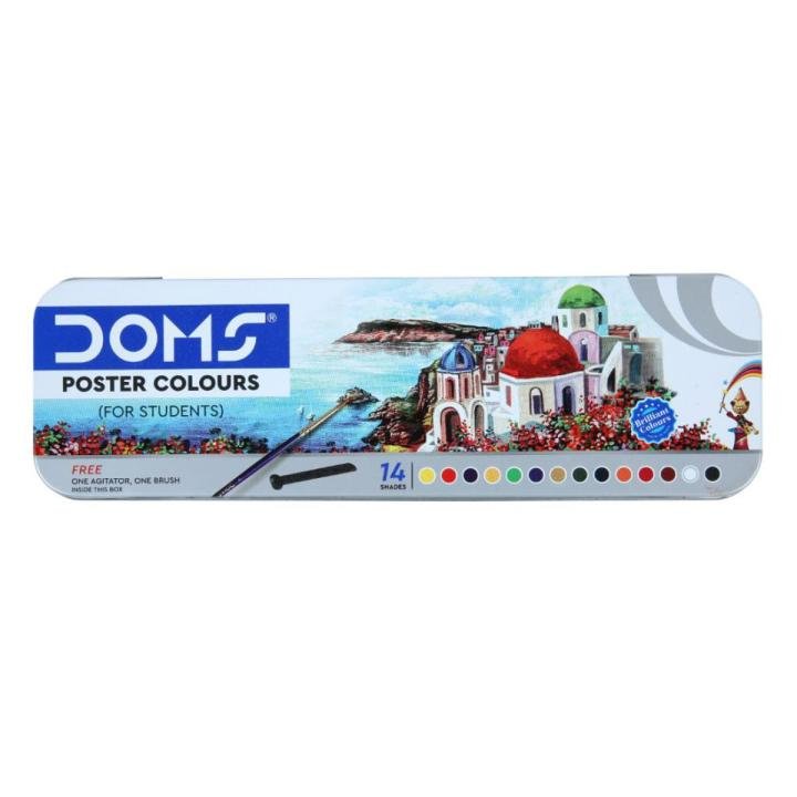 doms poster colors 10ml 14 shades