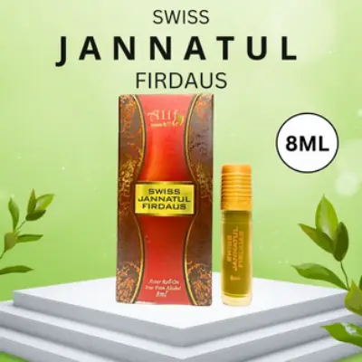 Alif attar swiss jannatul ferdaous roll on non alcoholic perfume 8ml