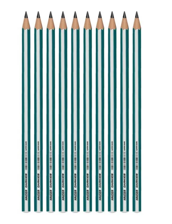 Hauser darkies super dark graphite pencils