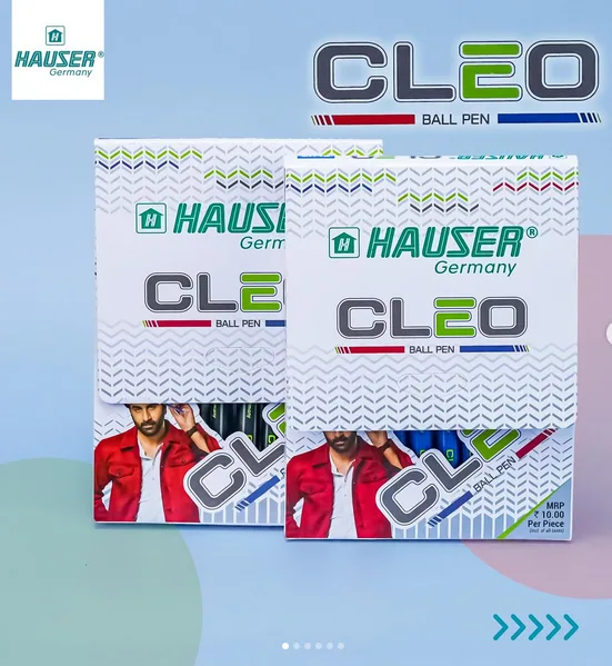 hauser cleo ball pen 10pcs black ink