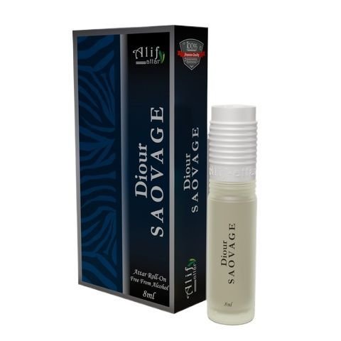 diour saovage long lasting roll on non alcoholic perfume 8ml