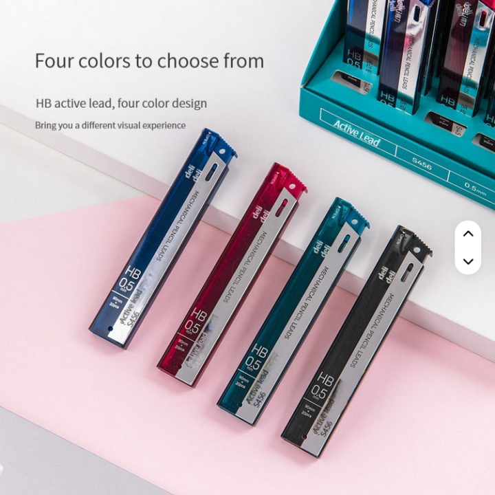 Deli S456 S457 Mechanical Pencil HB 0.5mm 0.7mm Automatic Pencil for Writing