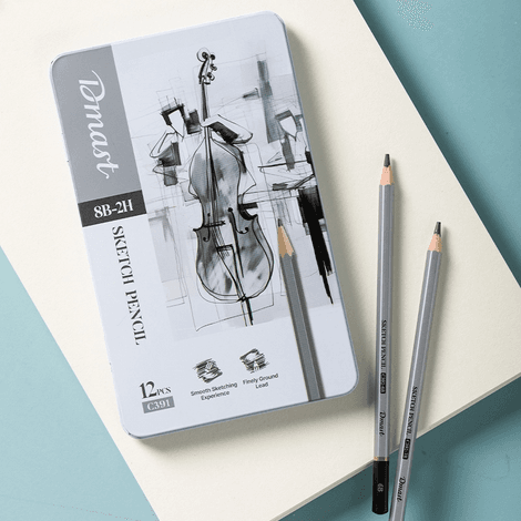 Deli EC391 Dmast Sketching Pencil Set