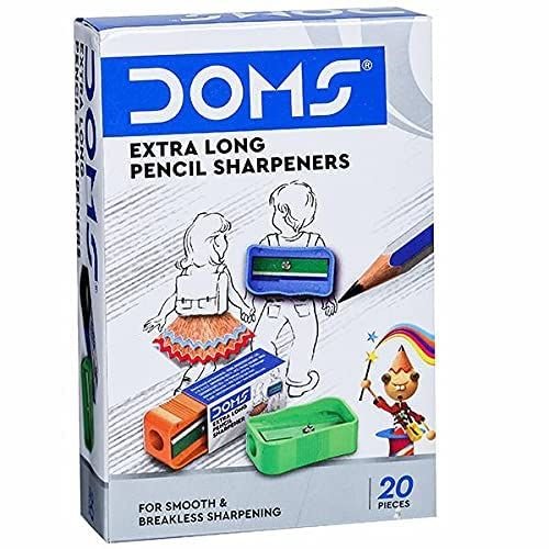DOMS Pencil Sharpener Box Pack 20 Pcs – Smooth & Sharp