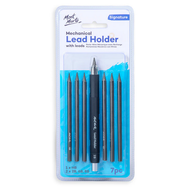 Mont Marte Mechanical Lead Holder with Leads Professional Drawing Pencil