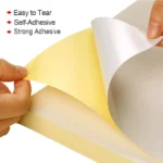 glossy a4 self adhesive sticker paper white 100 sheets